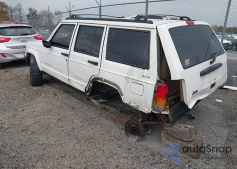1997 Jeep Cherokee Sport из США, поврежденный, VIN 1J4FJ68S8VL559375
